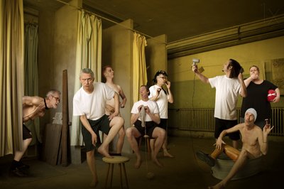 Quirky Changing Room Scene by Christine von Diepenbroek
