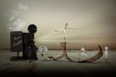 Vintage Film Fencers by Christine von Diepenbroek