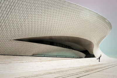 White Architectural Sweep by Christine von Diepenbroek
