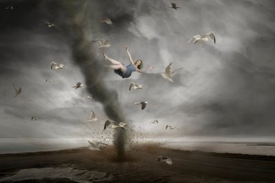 Woman In Tornado by Christine von Diepenbroek