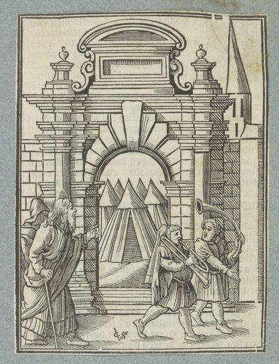 Two Silver Trumpets Used to Call the Community Together by Christoffel van Sichem (II)