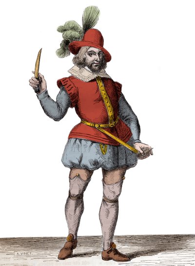Portrait of Francois Ravaillac, the assassin of Henri IV (1553-1610) engraving after Sichem, Christoffel van the Elder (1546-1624) by Christoffel van the Elder Sichem