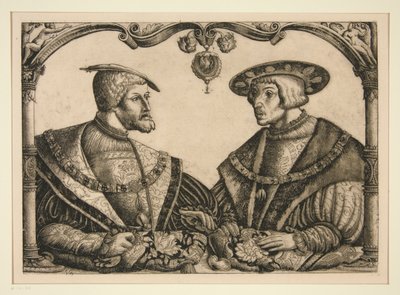 Emperors Charles V and Ferdinand I by Christoph Bockstorffer