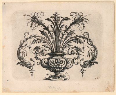 Plate 44 from New Book of Grotesques by Christoph Jamnitzer