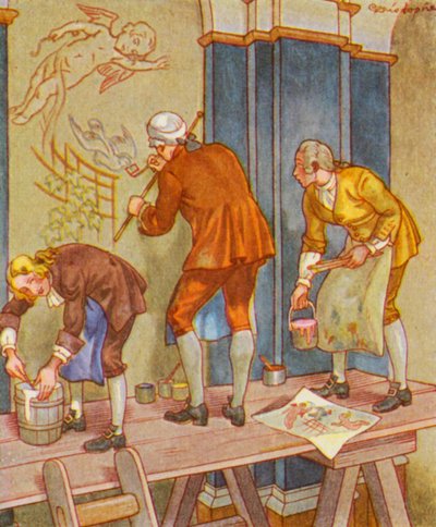 Decorative Painter by Christophe (1856 1945)