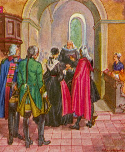 Civil Wedding in Augsburg by Christophe (1856 1945)