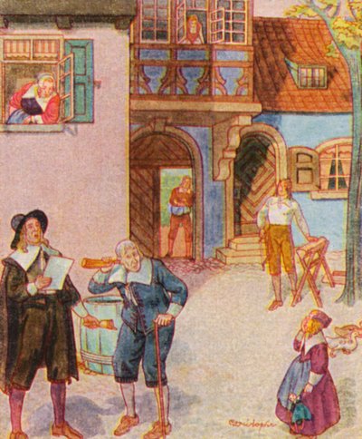Community Crier by Christophe (1856 1945)