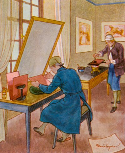 Engraver by Christophe (1856 1945)