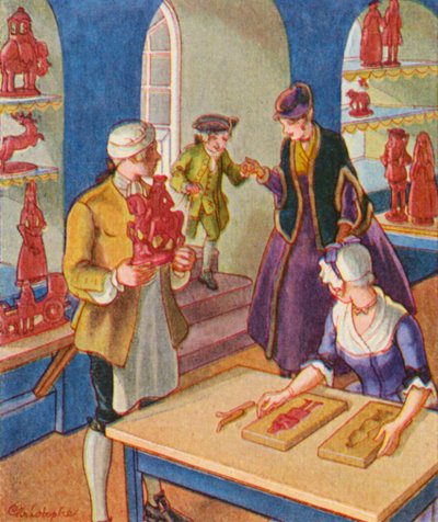 Lebzelter and Wax Puller by Christophe (1856 1945)