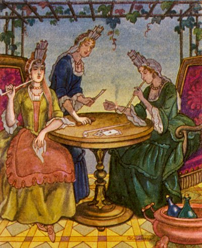 Smokers by Christophe (1856 1945)
