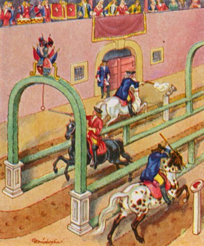 Ringelstechen / Ring Riding by Christophe (1856 1945)