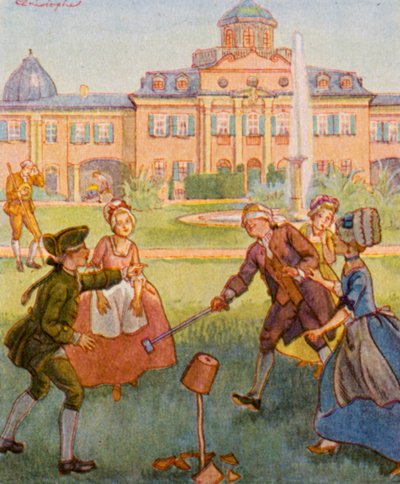 Pot Hitting by Christophe (1856 1945)