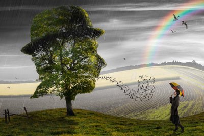 Surreal Rain and Hope by Christophe Kiciak