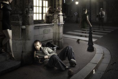Urban Night Solitude by Christophe Kiciak