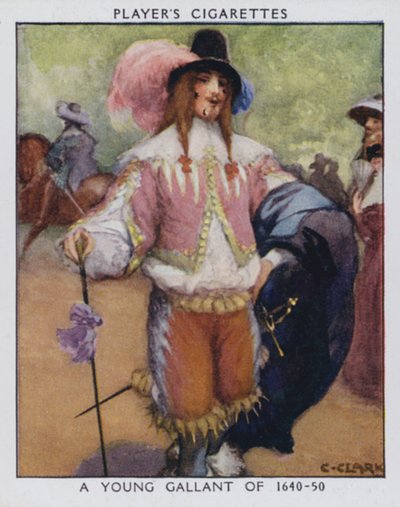 A young gallant of 1640-50 by Christopher (after) Clark