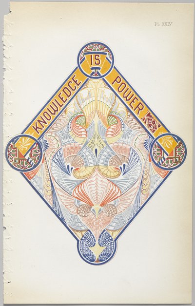The Art of Decorative Design: With an Appendix, Giving the Hours of the Day at Which Flowers Open, Published by Day & Son, London, 1862 by Christopher Dresser
