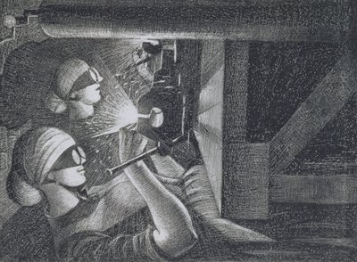 Acetylene Welders by Christopher Richard Wynne Nevinson