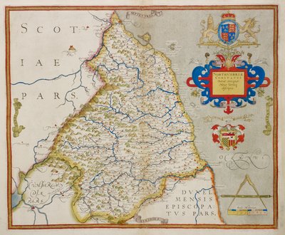 Map of Northumbria, from 