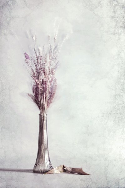 Ethereal Lavender Still Life by Cicek Kiral