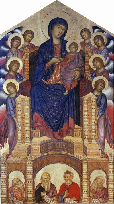 Santa Trinita Maestà (Madonna Enthroned) by Cimabue