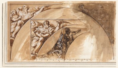 Design for Spandrel Decoration by Ciro Ferri