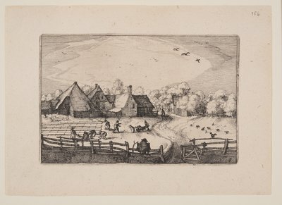 Bleaching Fields Near the Haarlemmer Hout, from Views in the Surroundings of Haarlem by Claes Jansz. Visscher