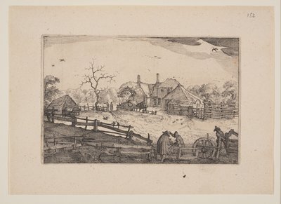 Father’s Inn, from Views in the Surroundings of Haarlem by Claes Jansz. Visscher