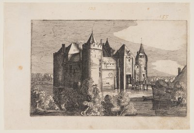 The Castle of Muiden, from Four Castles in Holland and Utrecht by Claes Jansz. Visscher