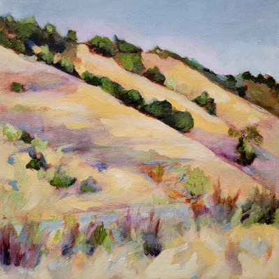 Golden Summer Hills by Claire Whitehead