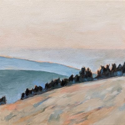 Serene Morning Hills by Claire Whitehead