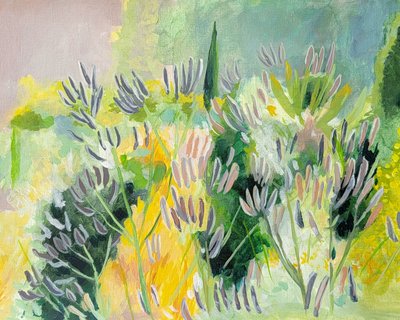 Vibrant Garden Bloom by Claire Whitehead