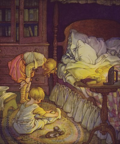 A Child’s Garden of Verses: Bed in Summer by Clara Miller Burd