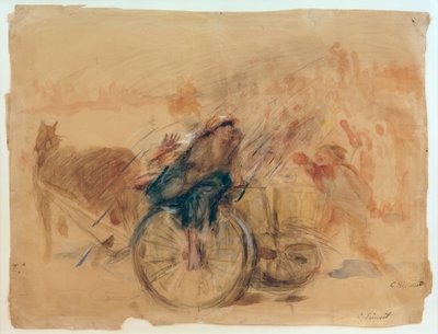 The People Stone the Witch on the Cart by Clara Siewert