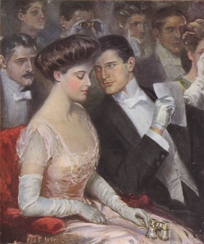 The only two at the opera by Clarence F. Underwood