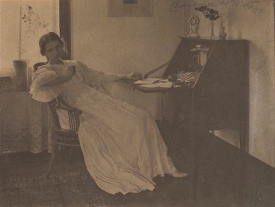 What Shall I Say, 1896 by Clarence H. White