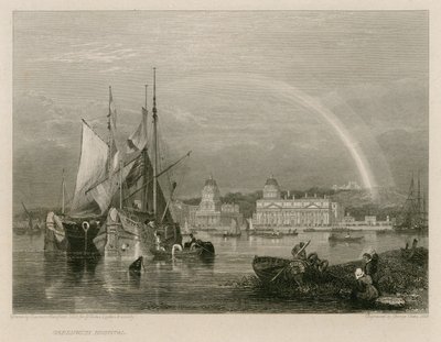 Greenwich Hospital, London by Clarkson Frederick Stanfield