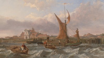 Tilbury Fort - Wind Against the Tide by Clarkson Frederick Stanfield