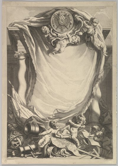 Frame for a Dedication Plate by Claude Augustin Duflos
