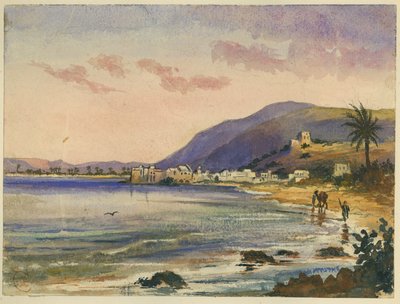 Haifa with Carmel Ridge Behind by Claude Conder