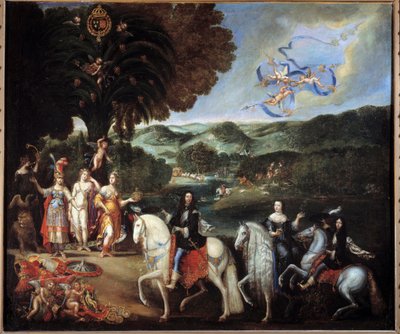 Allegory of the Pyrenees Peace Treaty November 7 by Claude Deruet