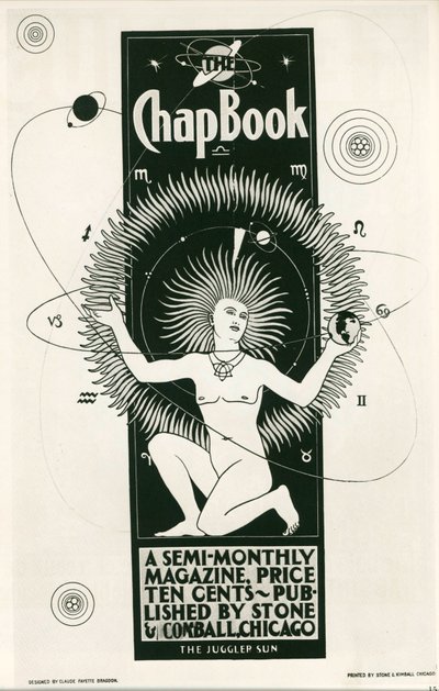 The Chap Book, a Semi-Monthly Magazine. USA (litho) by Claude Fayette Bragdon