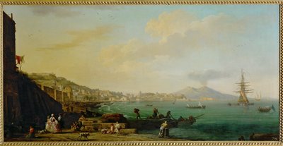 A View of Naples and Vesuvius by Claude Joseph Vernet