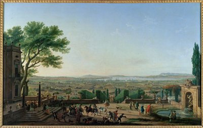 The City and the Roadstead of Toulon by Claude Joseph Vernet