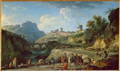 The Construction of an Important Trade Route under Louis XVI by Claude Joseph Vernet