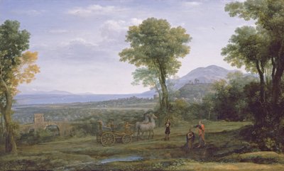 Landscape with St Philip Baptising the Eunuch by Claude Lorrain (1600 82)
