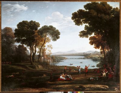 Landscape with Dancing Figures by Claude Lorrain