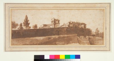 View of the Belvedere and the Fortification of the Vatican by Claude Lorrain