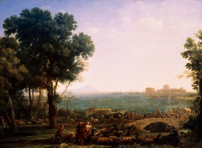 Battle on the Bridge, Battle between Emperors Maxentius and Constantine by Claude Lorrain