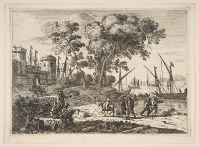 Coast Scene with an Artist by Claude Lorrain