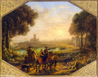 Landscape with the Port of Santa Marinella by Claude Lorrain